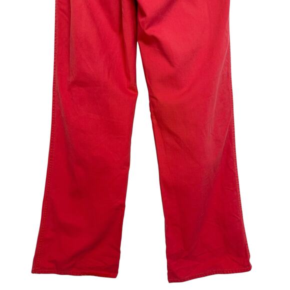 Vintage Y2K J. Crew Favorite Fit Bootcut Jeans Red Mid-Rise 68370 Size 2 - Picture 7 of 9